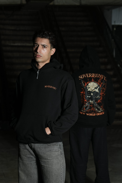 Black Skull Hoodie